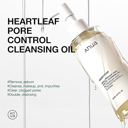 Anua 3-Step Glass Skin Beginner Set, Oil Cleanser and Face Wash with Facial Serum, Double Cleansing Daily Routine with Niacinamide, Korean Skin Care Set