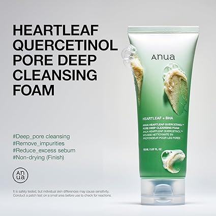 Anua 3-Step Glass Skin Beginner Set, Oil Cleanser and Face Wash with Facial Serum, Double Cleansing Daily Routine with Niacinamide, Korean Skin Care Set